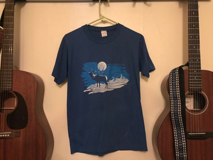 Royal Blue Yellowstone T shirt AWESOME