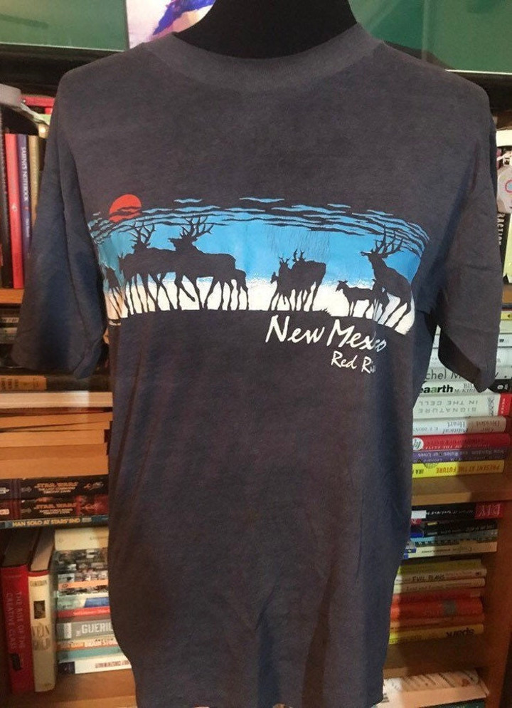 80s Red River New Mexico Graphic T Shirt