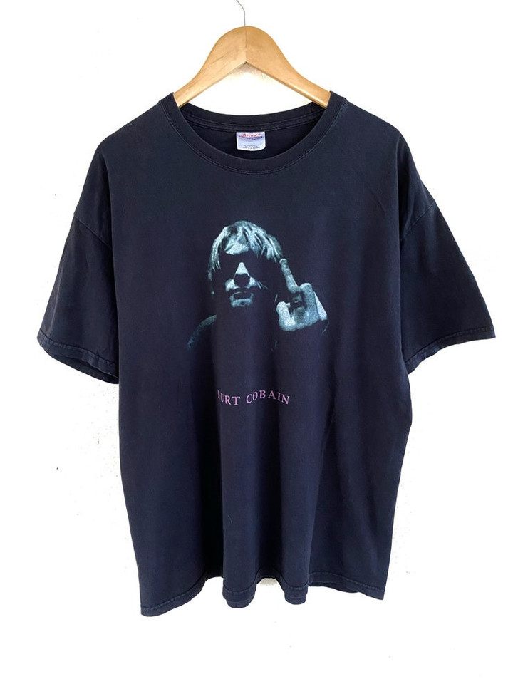 Vintage Kurt Cobain Nirvana 90s Tshirt X large Size