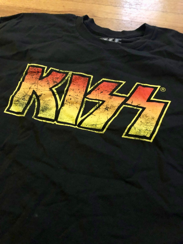 Kiss Retro T Shirt  Concert Repro Shirt Mens XL