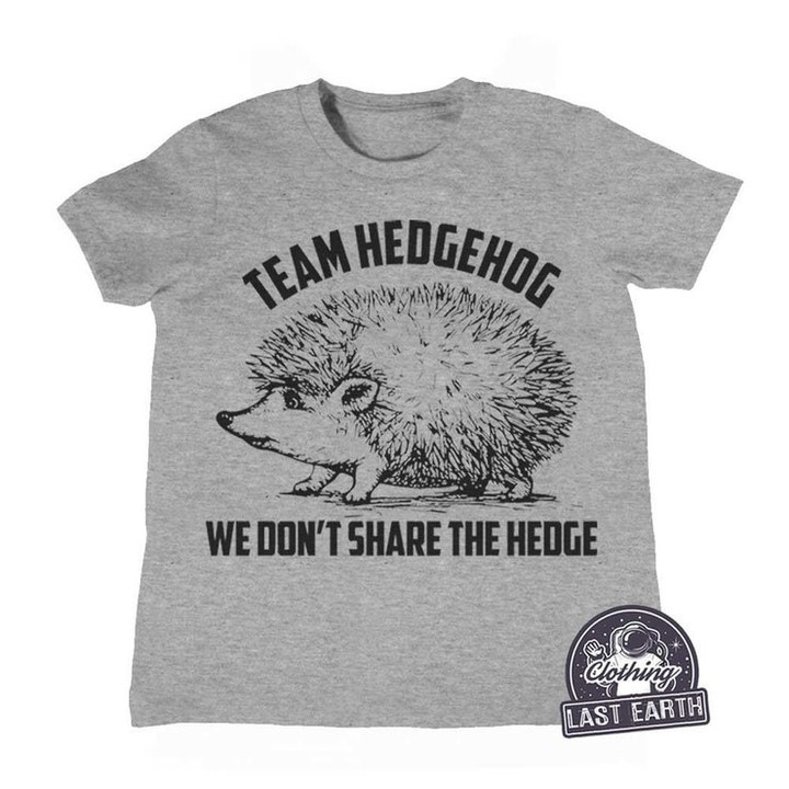 Hedgehog T Shirt Funny Share The Hedge Shirt Team Shirts Camping Shirt Kids Gift Toddler Shirts Back To School Kids Summer Shirts