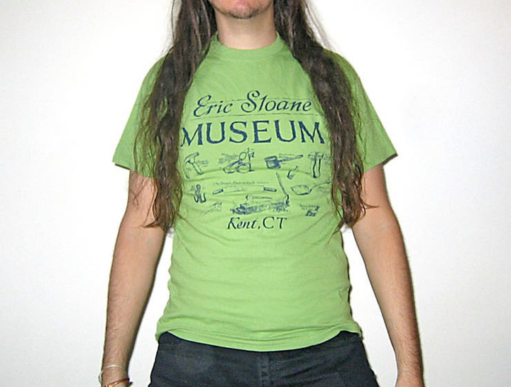 Eric Sloan Museum   Kent CT Green T shirt Size M