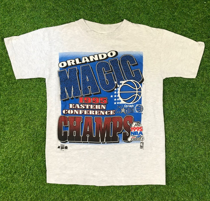 Vintage Orlando Magic Basketball 1995 Eastern Conference Champions 1995 NBA Finals Caribbean Dream Team Size Medium Deadstock New Bootleg