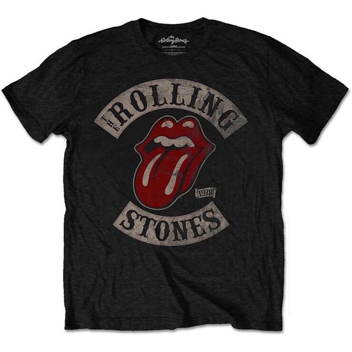 The Rolling Stones Live Tour 1978 Rock Official Tee T Shirt Mens Unisex