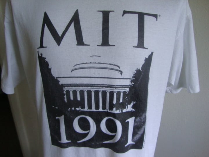 Vintage 90s MIT 1991 Massachusetts Institute of Technology T Shirt Size XL