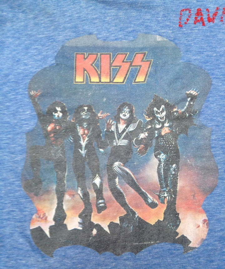 Vintage  70s rock KISS DESTROYER T Shirt