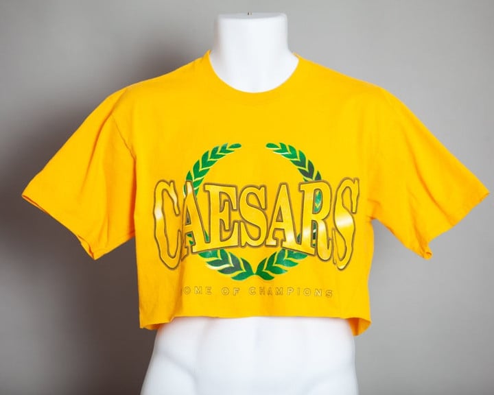 90s CAESARS Casino Cut Off Crop T shirt