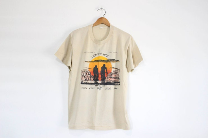 Vintage Discover Pueblo Bicycle Cycling Century Rise 1988 T Shirt XL