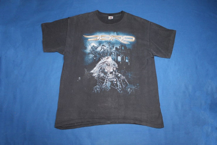 Doro shirt German heavy metal singer songwriter Mens size XL