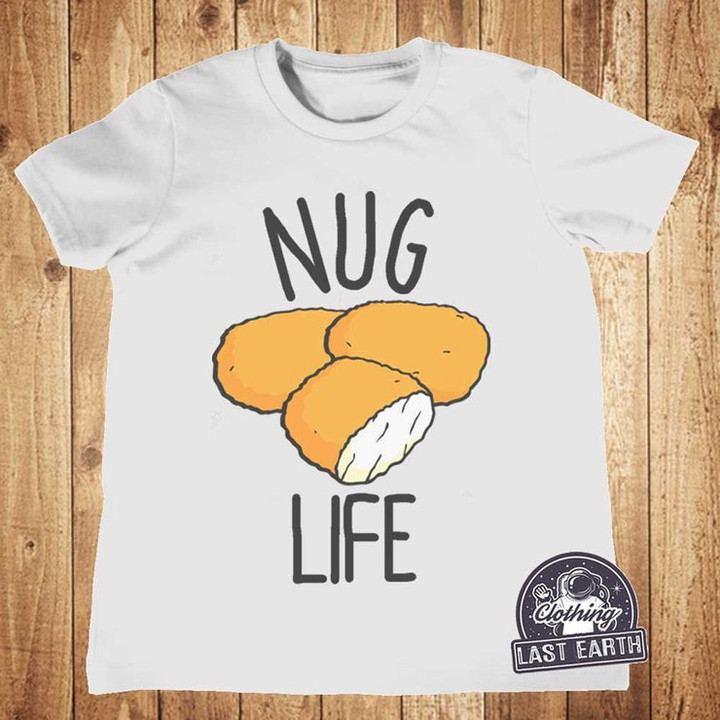 Chicken Nugget Shirt Kids Funny Shirts Nug Life Shirt For Baby Boys Girls Toddler Shirts Gift For Kids Unisex Kids Clothing