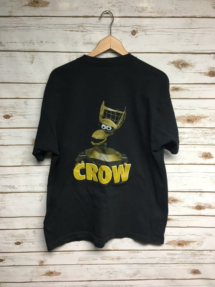 Vintage 90s Mystery Theater 3000 tshirt Sci Fi Science fiction Crow t shirt Fruit of the Loom Made in USA   LargeXL