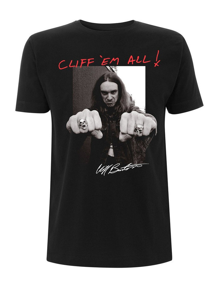 Metallica Cliff Burton Master of Puppets Official Tee T Shirt Mens Unisex