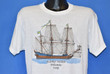 80s Kalmar Nyckel Delaware 1638 Swedish Tall Ship t shirt Large