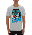 DC Comics Batman  Robin Adults Unisex Grey T Shirt