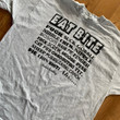 Vintage 1990s Comedian John Valby Eat Bite Suck Gobble Parody Song Music T shirt Single Stitch Grey Promotional Song Promo Tee Rare Funny