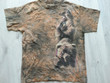 Mens Vintage 1997 The Mountain T Shirt Tie Dye Native American Art Vintage 1997 The Mountain Bear Print Shirt Grizzly Bears