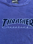 vintage thrasher skateboard t shirt velvet