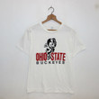 Vintage 80s Ohio State Buckeyes NCAA Champion White T Shirt Size XL