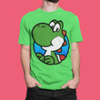 Yoshi Emblem Custom T Shirt Unisex Mens  Womens Clothing Cool Shirts Vintage Shirt Video Game Clothing Super Mario N64 Shirts