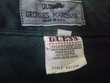 Vintage 80s 90s Guess by Georges Marciano Made in USA Dark Green Rare Colour Fly Button Jeans Hip Hop Rap Pop