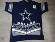 1995 Big Logo Dallas Cowboys Shirt XXL double sided printing Los Angeles Lakers New York Giants New Orleans Saints