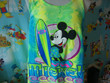 Vintage 90s Walt Disney Mickey Mouse Surfing Tahiti Apparel Ty Dye TANK TOP T Shirt Size XL
