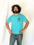 Vintage 80s 90s Earth Tribe Tie Dye Surfer Tee Shirt Tshirt