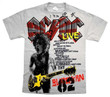 ACDC   Live In Budakan  Japan 1982      T Shirt   Never been worn