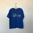 Vintage 90s Walt Disney World Blue Souvenir T Shirt  100 Cotton  Unisex Adult Size Medium  Free US Shipping