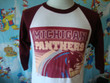 Vintage 80s Michigan Panthers USFL Football 1982 Raglan Sleeve T Shirt S