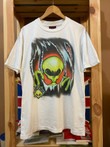 Vintage 1996 alien workshop green alien white t shirt