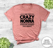 I Am The Crazy Nonna Everyone Warned You About   Unisex T Shirt   Nonna Shirt   Nonna Gift   Gifts For Nonna