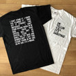 Sabotage  Beastie Boys Inspired Lyric T shirt  Unisex  Front and Back Print