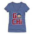 Kris Bryant Womens V neck T shirt   Chicago C Baseball Kris Bryant Go Chi R Wht