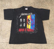 Very Rare  Vintage 1992 Metallica Guns n Roses d T Shirt L Tag Brockum