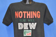 90s Mountain Dew Nothing Else Will Do Glitter Soda t shirt Medium Vintage Tee