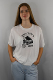 White Transylvania Graphic T Shirt Size XL