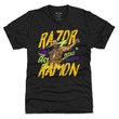 Razor Ramon Mens Premium T Shirt   Legends WWE Razor Ramon Bad Guy WHT