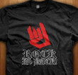 Rock Is Back T Shirt Love Gift Children Teen Rock Music Goth Punk Indie Emotional Feelings Heart Bands Rocker Guitar Drums