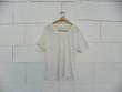 The Bunk Haus  VINTAGE No 502 Towncraft V Neck White Thinning Stained Worn Out T shirt Tee Tshirt  Mens Size Large L 42   44  Cotton