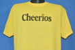 80s Cheerios Breakfast Cereal Logo Yellow Lisa t shirt Extra Large Vintage Tee