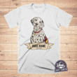 Dalmatian Personalized Name Shirt Dog Name Pets Name Custom Dog Shirts Pet Gift Hero Shirt Firefighter Gifts Animal Shirts