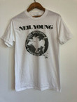 vintage t shirt Neil Young Crazy Horse  dead stock single stitch M size