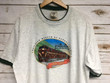 Vintage 90s Railroad Museum of Pennsylvania tshirt heather gray Train t shirt locomotive train museum t shirt   LargeXL