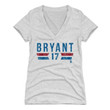 Kris Bryant Womens V Neck T Shirt   Chicago C Baseball Kris Bryant Font B