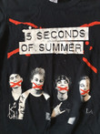 7 Seconds of Summer 2015 Rock Out With Your Socks Out Tour Tee Shirt