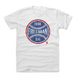 Freddie Freeman Mens Cotton T Shirt   Atlanta Baseball Freddie Freeman Ball B