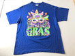 Vintage 90s Mardi Gras t shirt mens L New Orleans single stitch