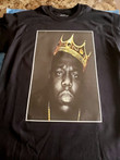 Notorious Big With A KINGS CROWN this is a unisex tshirt in mens sizes