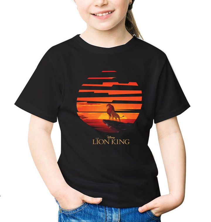 The Lion King Mufasa Sunset Childrens Unisex T Shirt